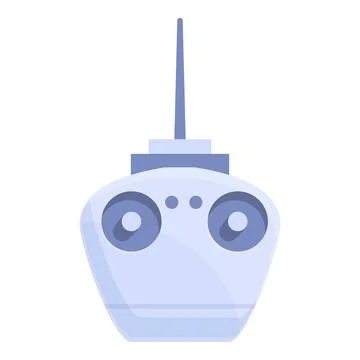 Drone remote control icon cartoon . Aerial camera 스톡 일러스트