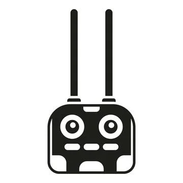 Drone remote control icon simple vector. Smart digital Stockillustratie