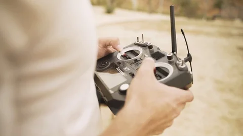 Drone Remote Controller 4k Close up 動画素材 118840433