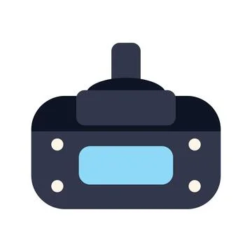 Drone remote controller with display and buttons for flight control Stock Illustration