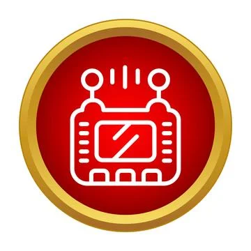 Drone remote controller icon sending signal イラスト素材