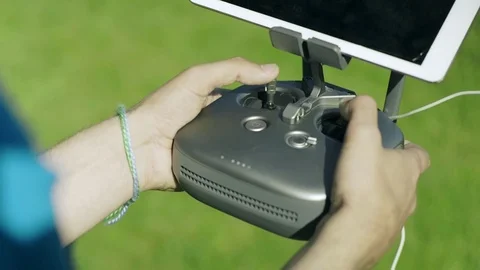 Drone Remote Fly in Stock Footage 92351843