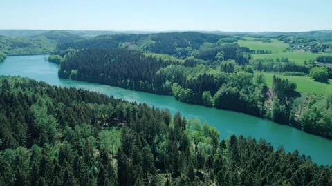 Drone river Stock Footage 89616000