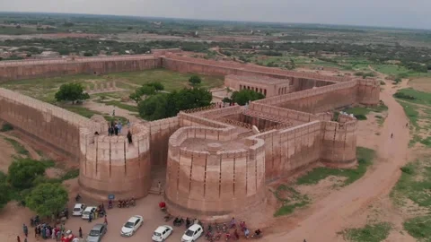 Drone rotates clockwise and capture the ... | Stock Video | Pond5