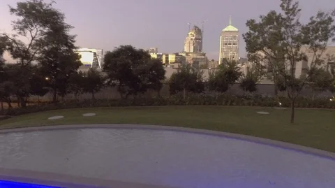 Drone of Sandton Stock Footage 120335568