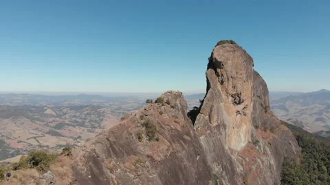 Drone Sao Bento do Sapucaí PEDRA DO BAÚ Campos do Jordão Stock Footage 158030646