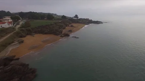 Drone Sea &amp; Beach Landscape 動画素材 82503292