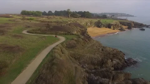 Drone Sea &amp; Beach Landscape 動画素材 82503553