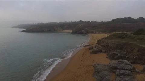 Drone Sea &amp; Beach Landscape 動画素材 82503554