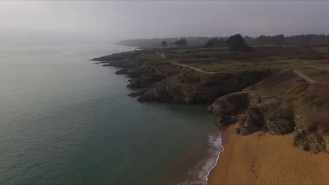 Drone Sea &amp; Beach Landscape 動画素材 82503566