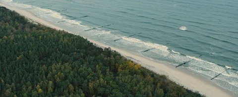 Drone Sea coast Stock Footage 113971958