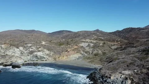 Drone From sea to waves Stock Footage 172551563