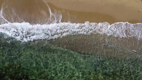 Drone Seashore Footage Video stock 246125964