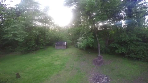 Drone Shack Sunrise 库存影片 76055974