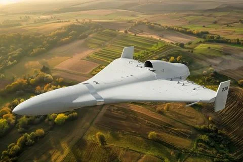 Drone Shahed-238 with jet engine Stock Illustration
