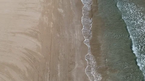 Drone shoot beach Stock Footage 91412100