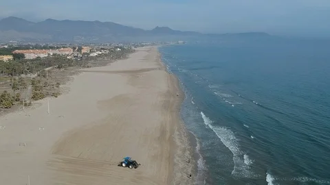 Drone shoot beach Video stock 91412117