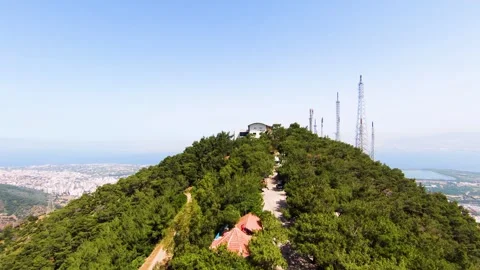 Drone shooting of cable cars Stock Footage 276153980