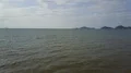 Drone shot aerial coastline deep flight sea to beach in Flores - Indonesia 4k or 4k+ Resolution