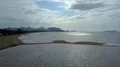 Drone shot aerial coastline flat water beach landscape of Flores - Indonesia 4k or 4k+ Resolution