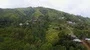 Drone shot aerial jungle mountain village and rice fields beautiful Indonesia 4k or 4k+ Resolution