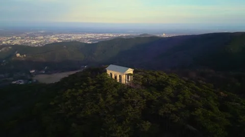 Drone Shot of ancient tempel 動画素材 303780666