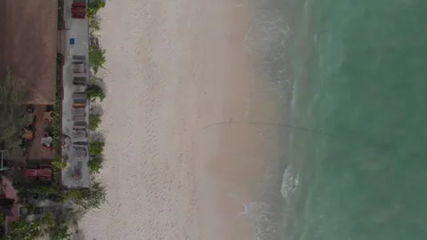 Drone shot of Beach Stock Footage 260403546