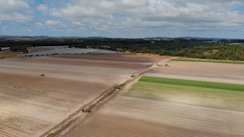 Drone shot of big farm. Stock Footage 127684468