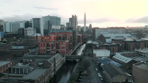 Drone Shot of Birmingham Stock Footage 237261681