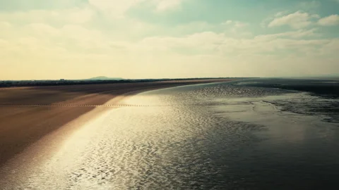 Drone shot at Brean Down Vidéo 308420375