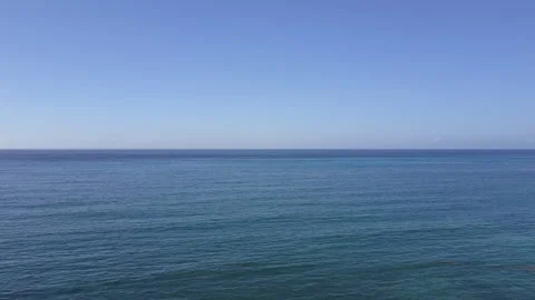 Drone Shot of Calm Ocean Stock Footage 230925094
