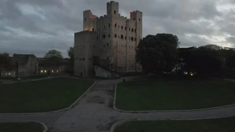 Drone Shot of Castle 库存影片 245115219