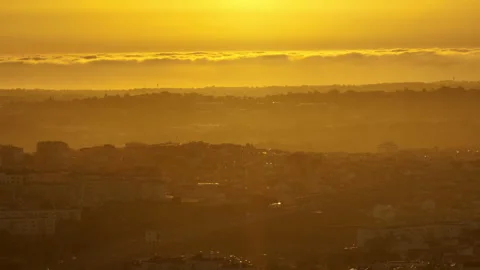 Drone shot of city scape Stock Footage 188507472