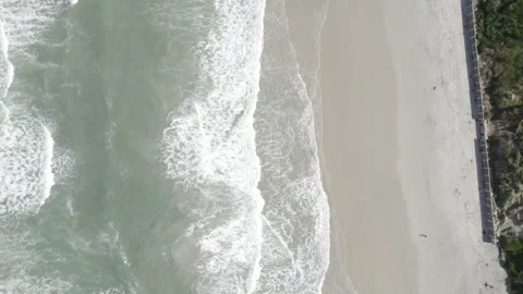 Drone Shot of Del Mar Beach in San Diego Stock-Footage 209298767