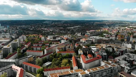 Drone shot Dresden Stock Footage 170269409