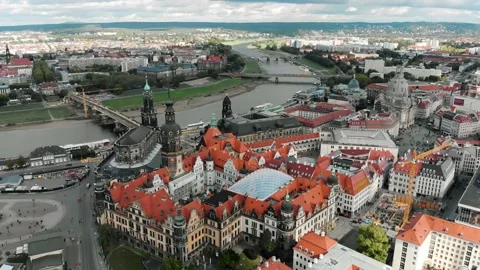 Drone shot Dresden. Stock-Footage 170269419