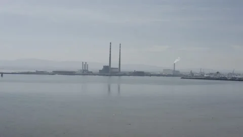 Drone Shot Of Dublin Bay Stock Footage 131769342