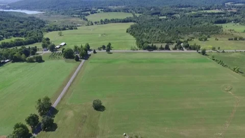 Drone Shot of Farm Video stock 102179374