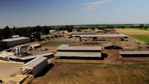 Drone shot of farmland Stock Footage 336339259