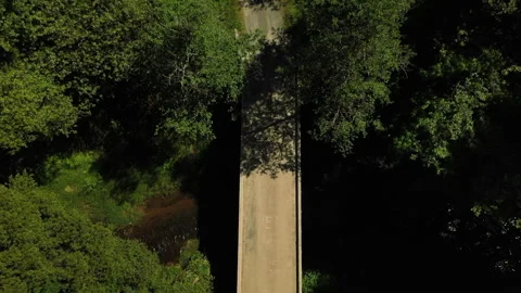 Drone shot of a forest logging operations in Portland Stock Footage 341865641