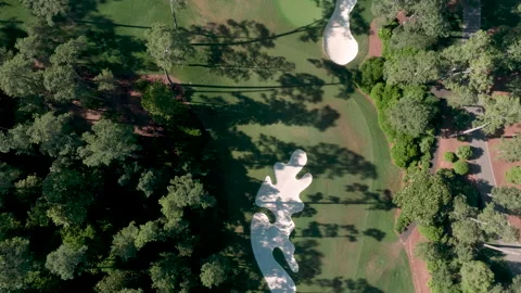Drone Shot of Golf Course During Day Video stock 277648011