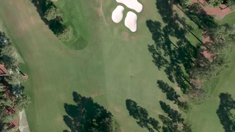 Drone Shot of Golf Course During Day Vídeos de archivo 277648015