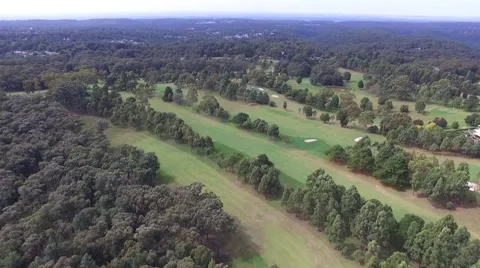 Drone Shot of golf course Video stock 61690564