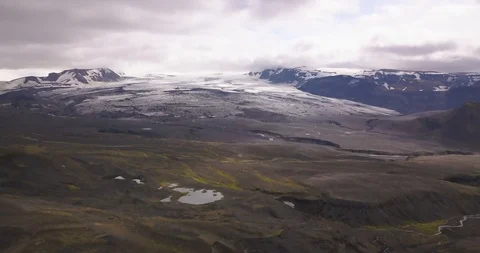 Drone shot in Iceland Stock Footage