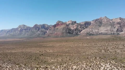 A Drone Shot Inside Red Rock Canyon In Las Vegas, Nevada Stock Footage 159192918
