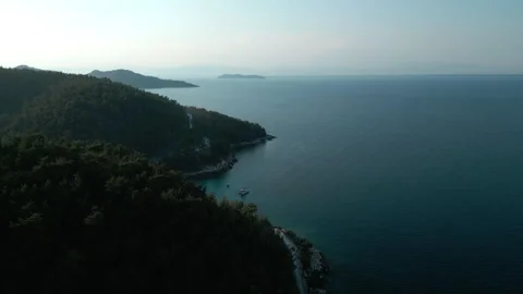 Drone shot on islad Video stock 280119768