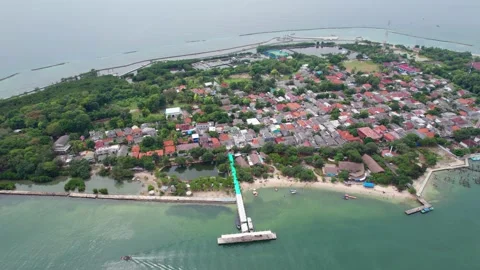 Drone Shot island 库存影片 201212904