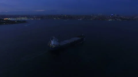 Drone shot Istanbul Bosphorus  Stock Footage 57445853