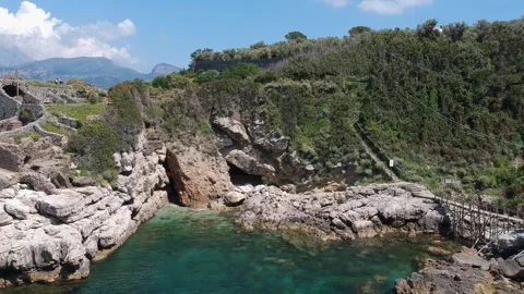 Drone shot in the Italy 動画素材 153658339