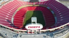 Establishing Shot of Arrowhead Stadium, , Stock Video